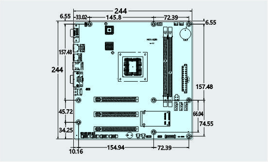 MATX-6550 尺寸