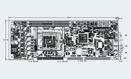 SHB-970 机械尺寸