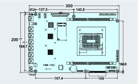 FWMB-7550 尺寸