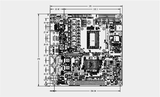 MITX-6120 尺寸