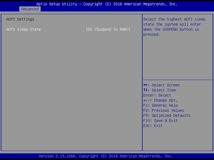 6110-ACPI Settings