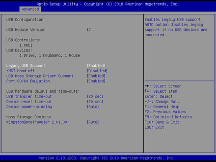 2962-USB Configuration