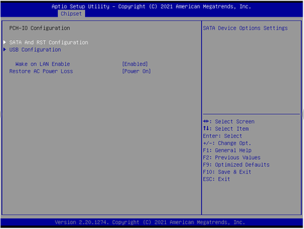 BPC-7976-PCH-IO Configuration