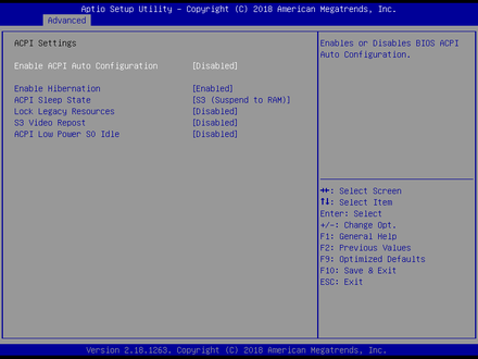 2962-ACPI Settings