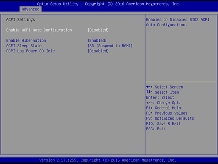 6971-ACPI Settings