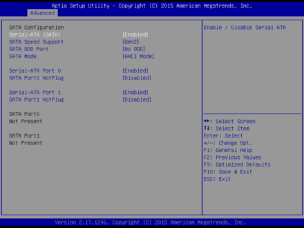 BPC-7946-SATA Configuration