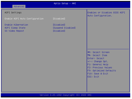 6131-ACPI Settings