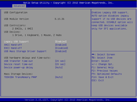 BPC-7938-USB Configuration