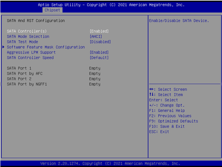 BPC-7976-SATA And RST Configuration