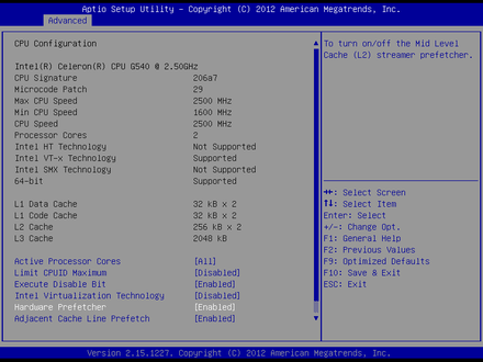 MATX-6933-CPU Configuration
