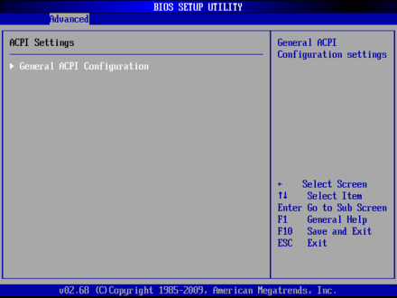 FLX-1000-ACPI Configuration