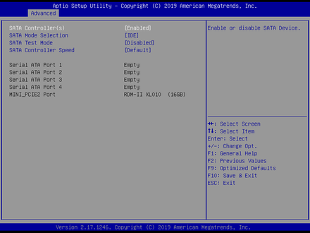 7928-SATA Configuration