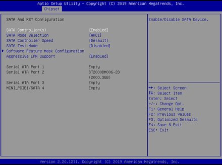 6993-SATA And RST Configuration