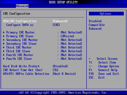 FLX-1000-IDE Configuration