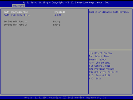 6928-SATA Configuration