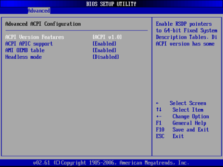 SHB-950-Advanced ACPI Configuration