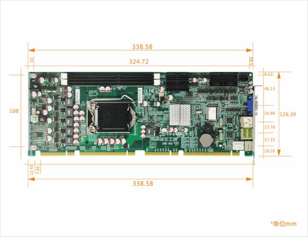 SHB-960 机械尺寸