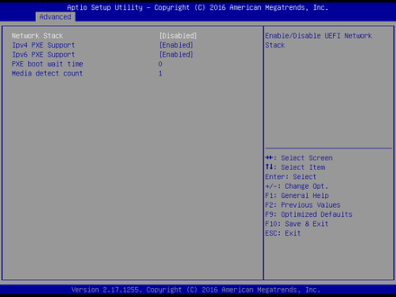 6973-Network Stack Configuration