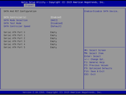 6972-SATA And RST Configuration