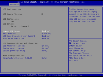 SHB-980 USB Configuration