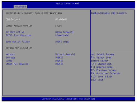 6131-CSM Configuration