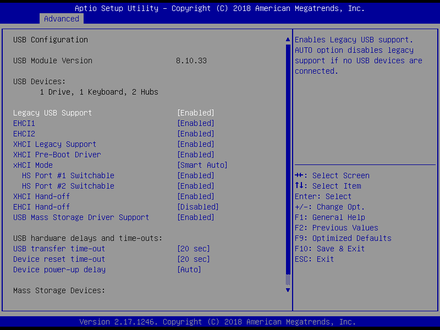 7928-USB Configuration