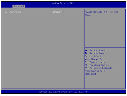 6993-Network Stack Configuration