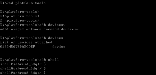 ADB shell