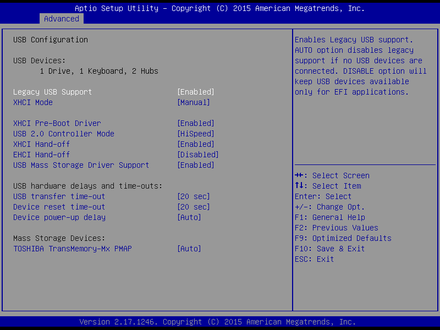 6957-USB Configuration