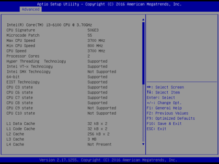 SHB-980 CPU Configuration1