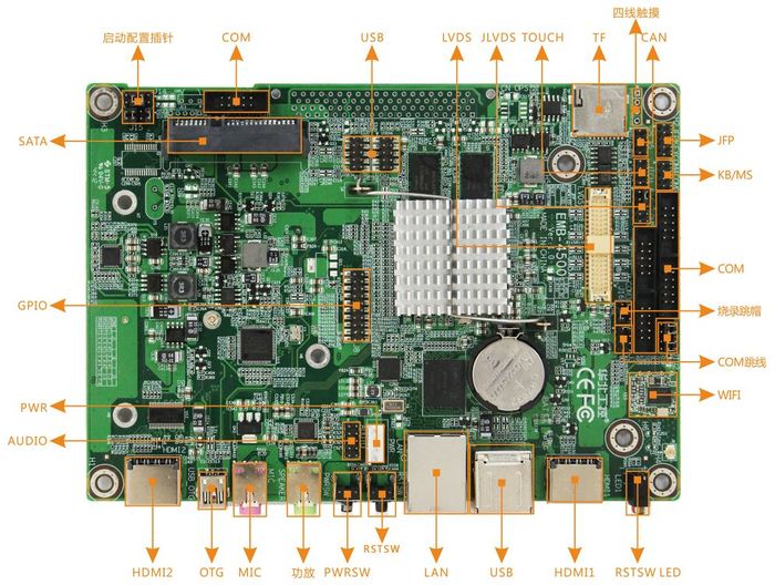 EMB-4500 接口布局