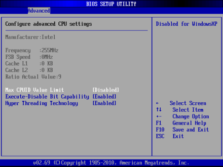 BPC-78781-CPU Configuration