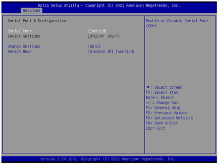 6994-F81866 Supper IO Configuration6