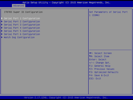 MITX-6968F-IT8783 Super I0 Configuration1