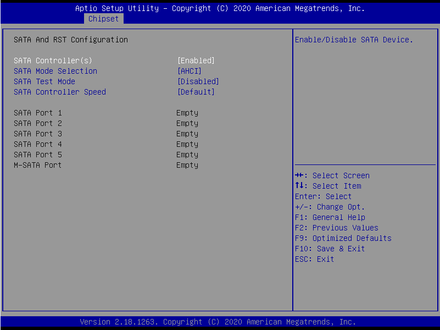 6976-SATA And RST Configuration