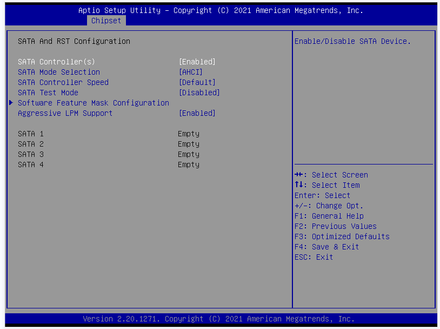 6994-SATA And RST Configuration