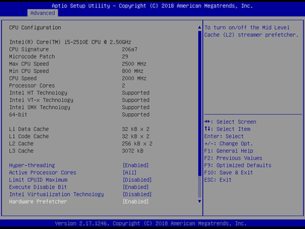 7928-CPU Configuration