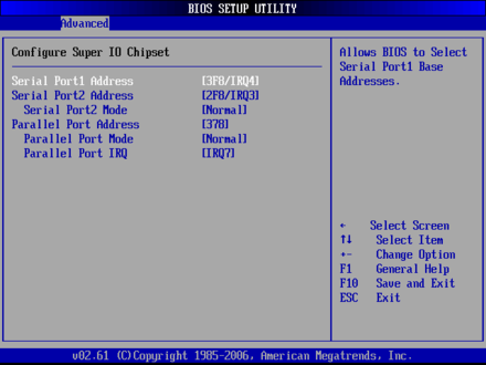 SHB-950-SuperIO Configuration