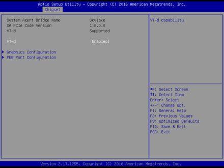 SHB-980 System Agent (SA) Configuration1